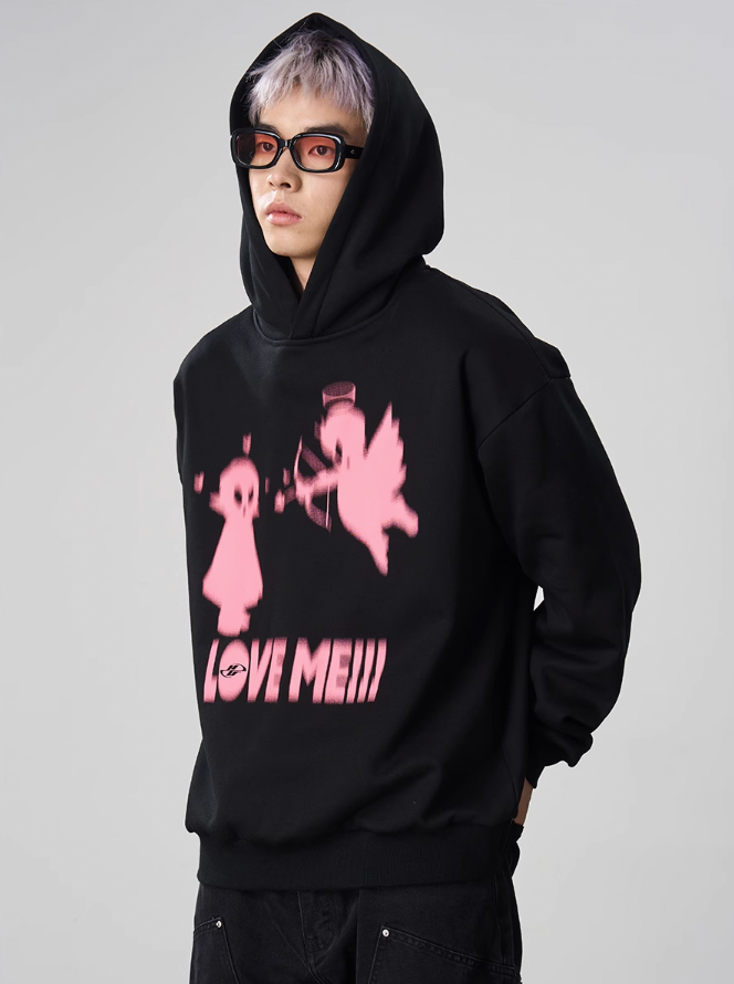 Harsh and Cruel Angel Imp Phantom Graffiti Hoodie