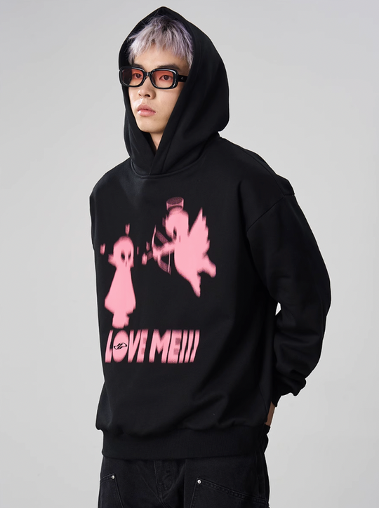 Harsh and Cruel Angel Imp Phantom Graffiti Hoodie