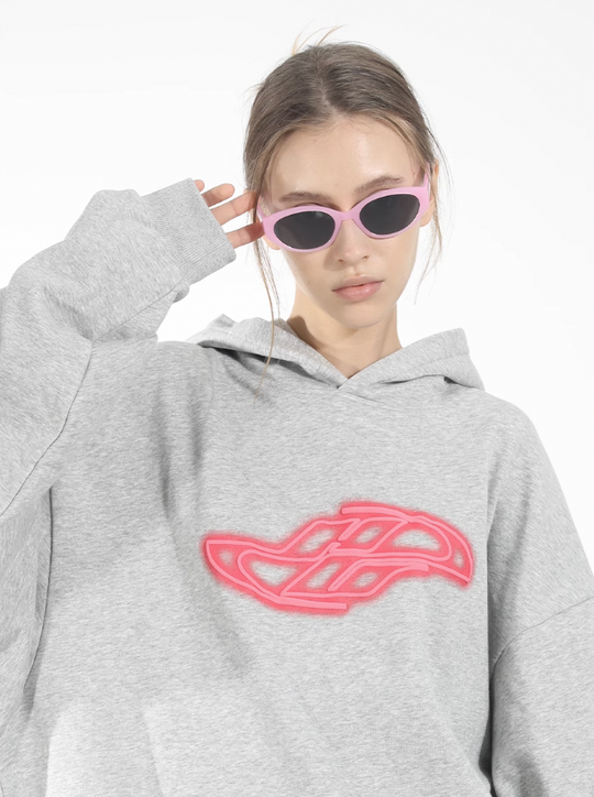 Harsh and Cruel Neon Super Runner Foam Gradient Hoodie