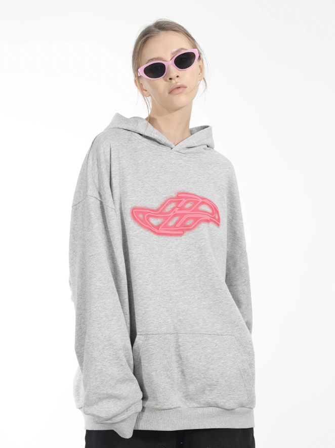 Harsh and Cruel Neon Super Runner Foam Gradient Hoodie