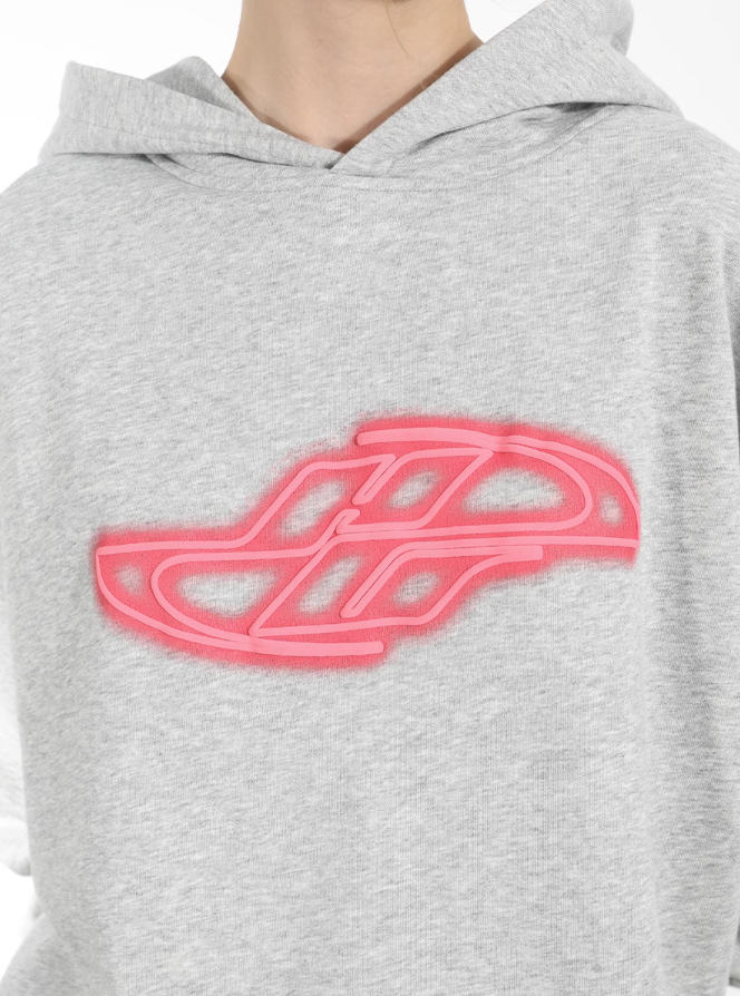 Harsh and Cruel Neon Super Runner Foam Gradient Hoodie