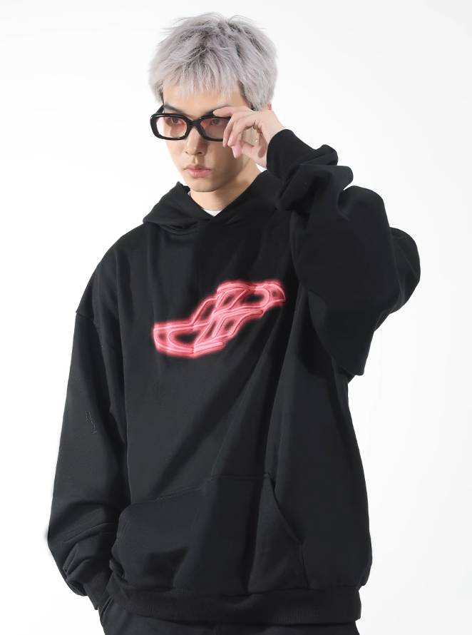 Harsh and Cruel Neon Super Runner Foam Gradient Hoodie