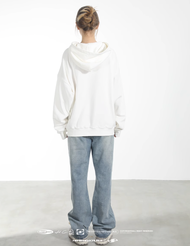 Harsh and Cruel Inkjet Gradient Print Hoodie