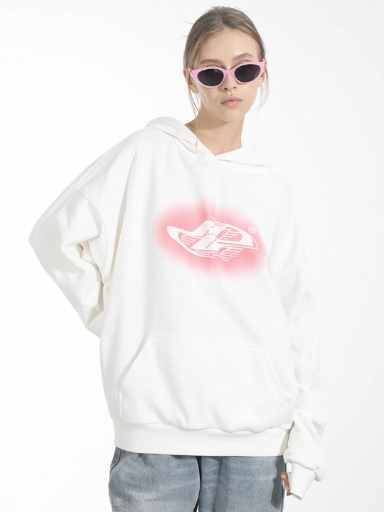 Harsh and Cruel Inkjet Gradient Print Hoodie