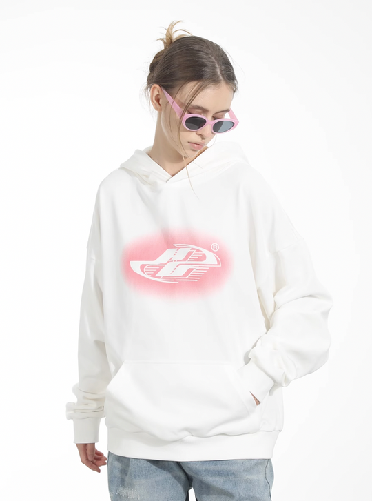 Harsh and Cruel Inkjet Gradient Print Hoodie