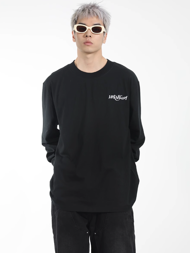 Harsh and Cruel 3D Logo Long Sleeve Tee