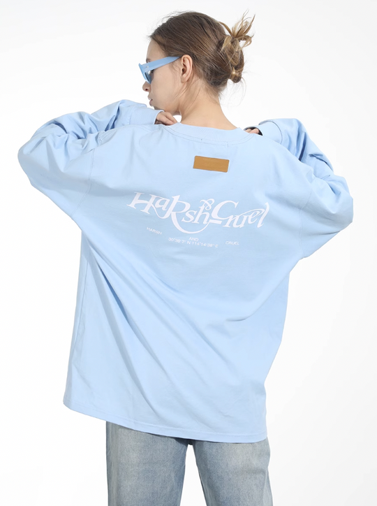 Harsh and Cruel 3D Logo Long Sleeve Tee