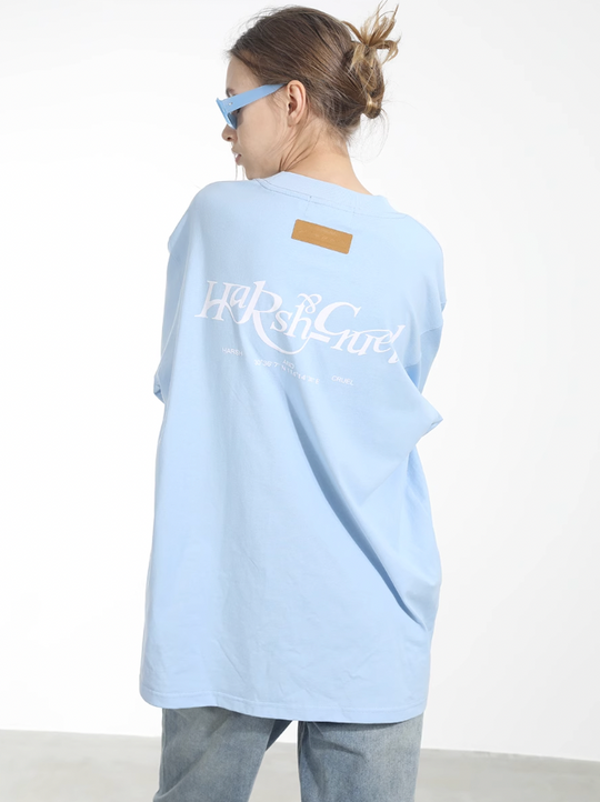 Harsh and Cruel 3D Logo Long Sleeve Tee