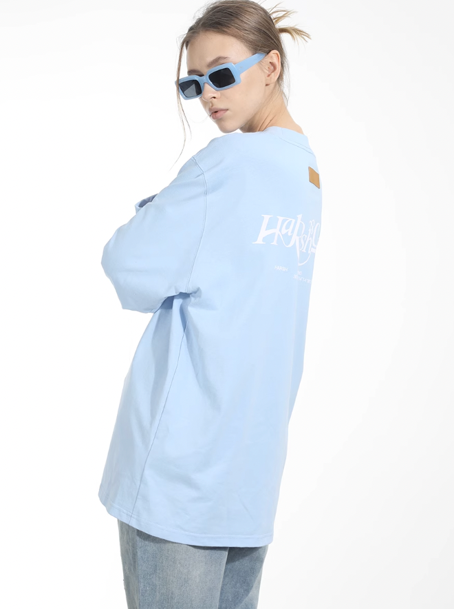 Harsh and Cruel 3D Logo Long Sleeve Tee