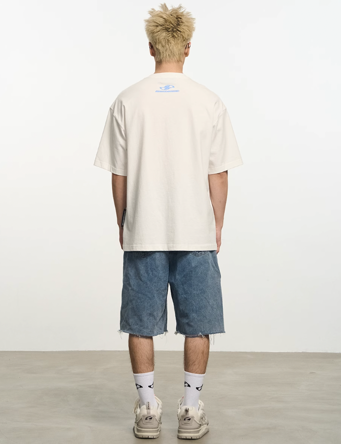 Harsh and Cruel Bubble Embroidered Logo Tee
