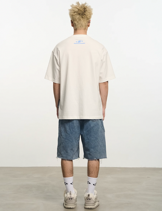 Harsh and Cruel Bubble Embroidered Logo Tee