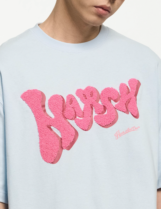 Harsh and Cruel Bubble Embroidered Logo Tee