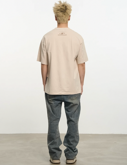 Harsh and Cruel Bubble Embroidered Logo Tee