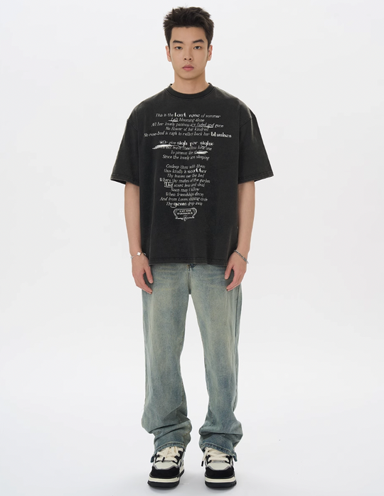 Harsh and Cruel Last Rose Of Summer Printed Tee