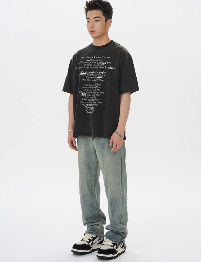 Harsh and Cruel Last Rose Of Summer Printed Tee