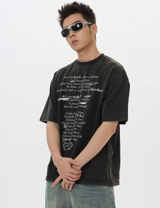 Harsh and Cruel Last Rose Of Summer Printed Tee