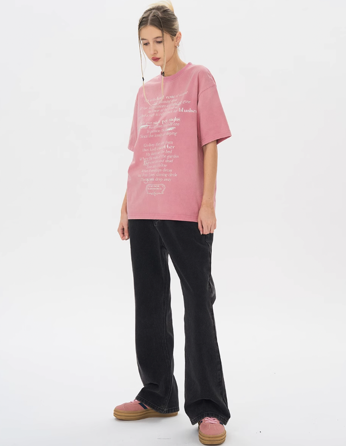 Harsh and Cruel Last Rose Of Summer Printed Tee