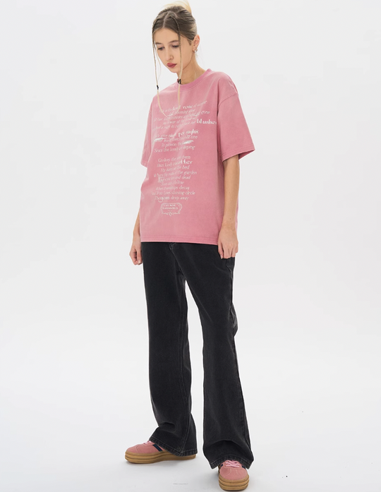 Harsh and Cruel Last Rose Of Summer Printed Tee