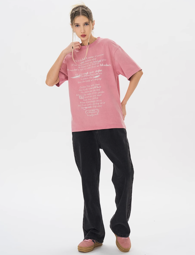 Harsh and Cruel Last Rose Of Summer Printed Tee