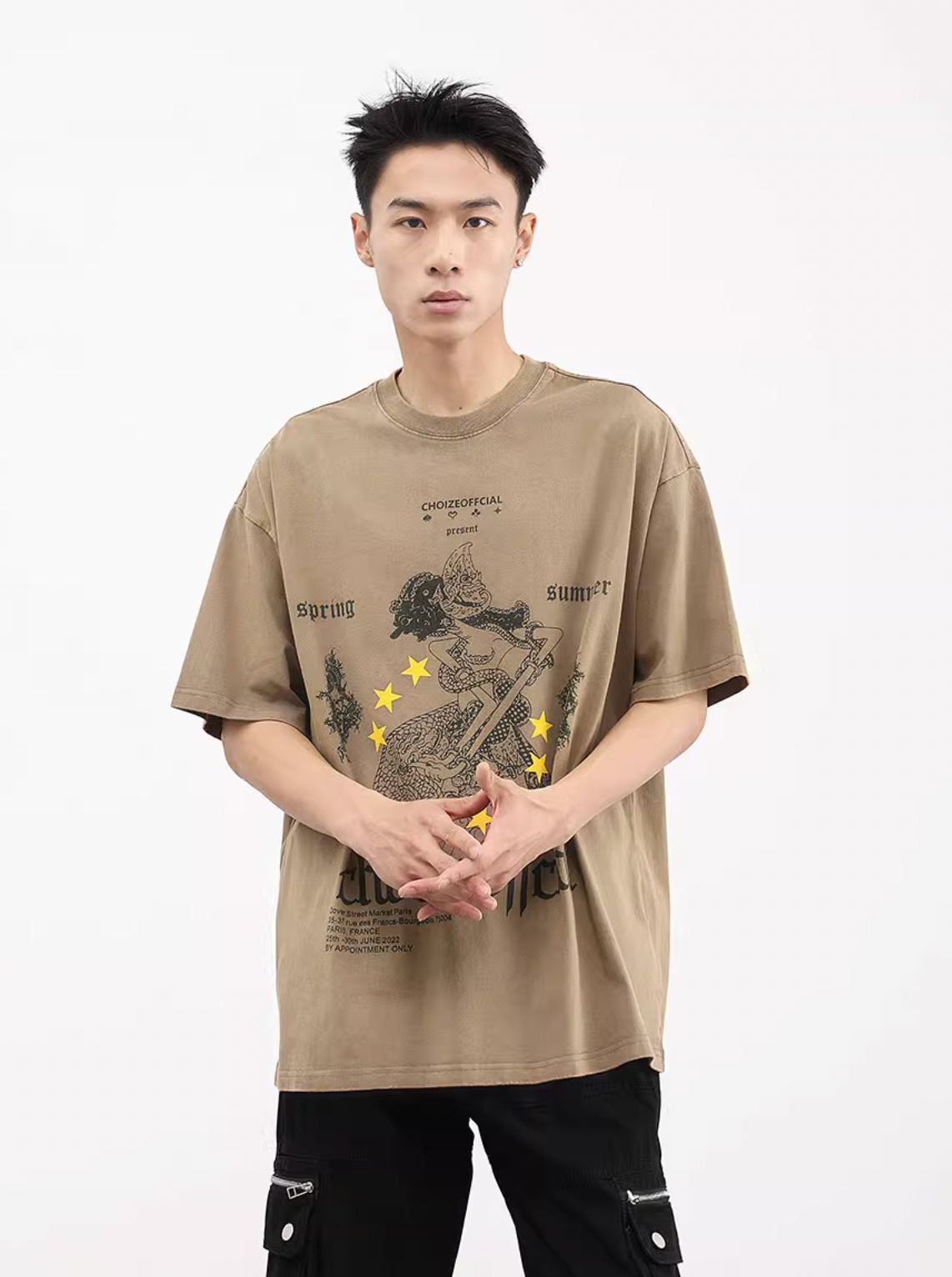 F3F Select Washed & Old Print Tee