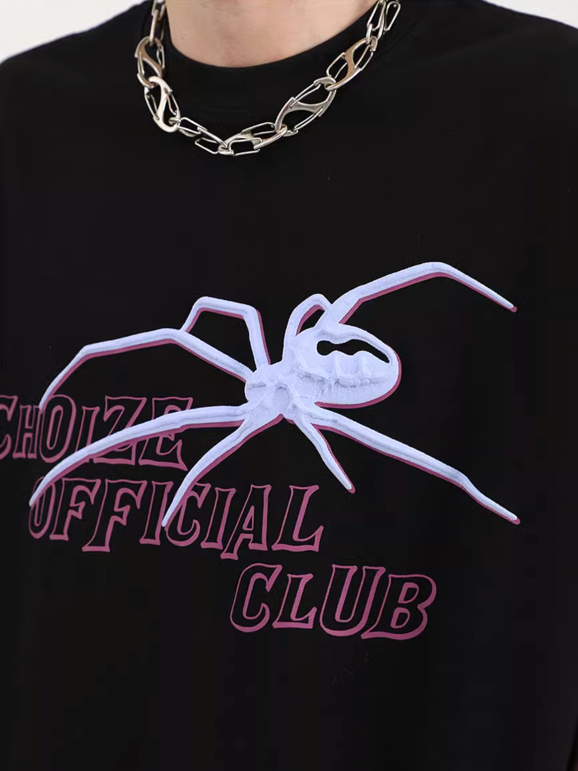 F3F Select 3D Spider Print Loose Tee