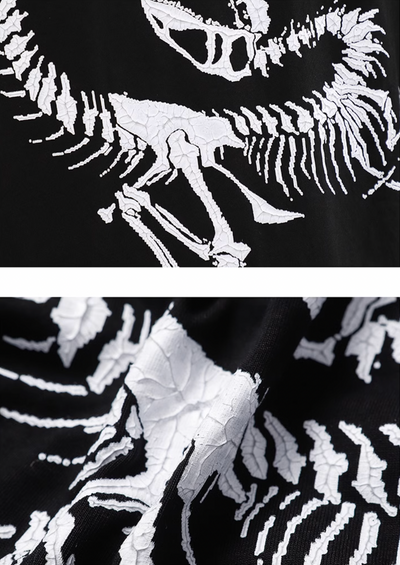 F3F Select 3D Pulp Printing Skeleton Tee