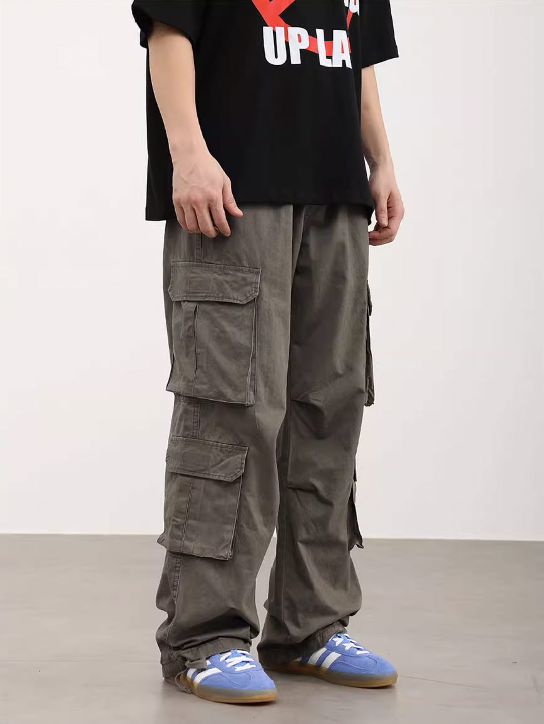 F3F Select Washed & Aged 3D Multi Pocket Work Pants