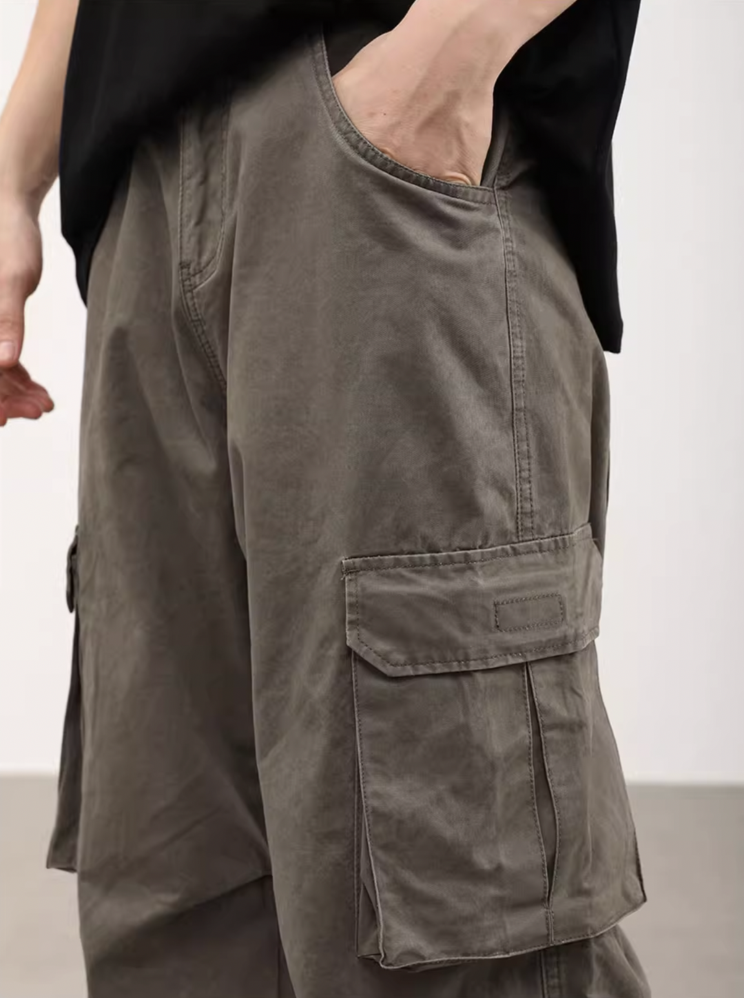 F3F Select Washed & Aged 3D Multi Pocket Work Pants