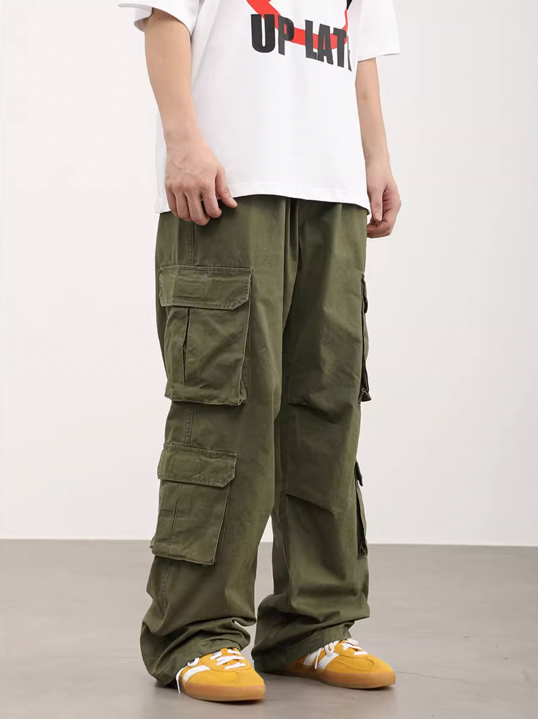 F3F Select Washed & Aged 3D Multi Pocket Work Pants