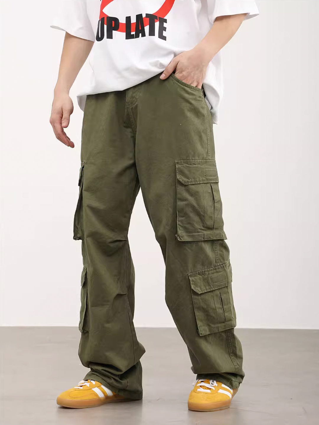 F3F Select Washed & Aged 3D Multi Pocket Work Pants