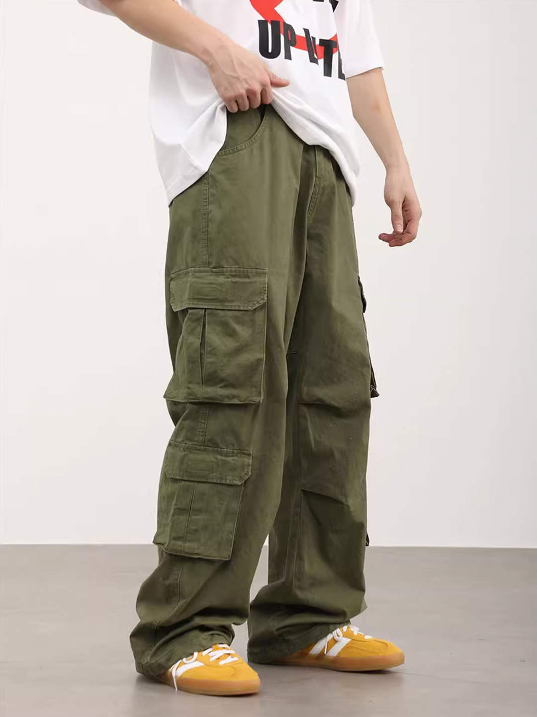 F3F Select Washed & Aged 3D Multi Pocket Work Pants