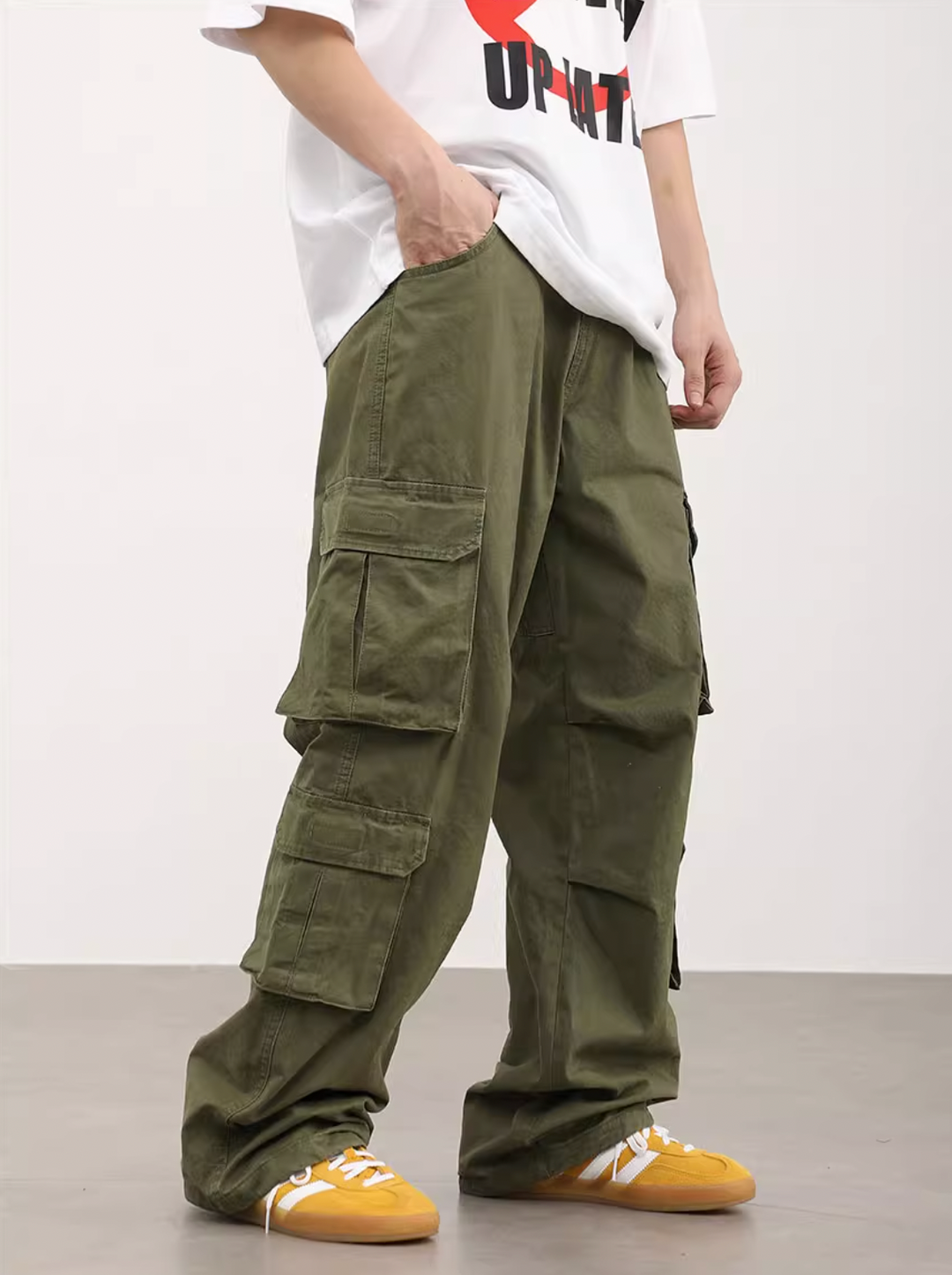 F3F Select Washed & Aged 3D Multi Pocket Work Pants