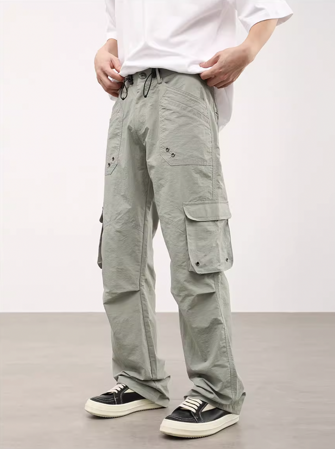 F3F Select 3D Multi Pocket Pleated Splicing Work Pants