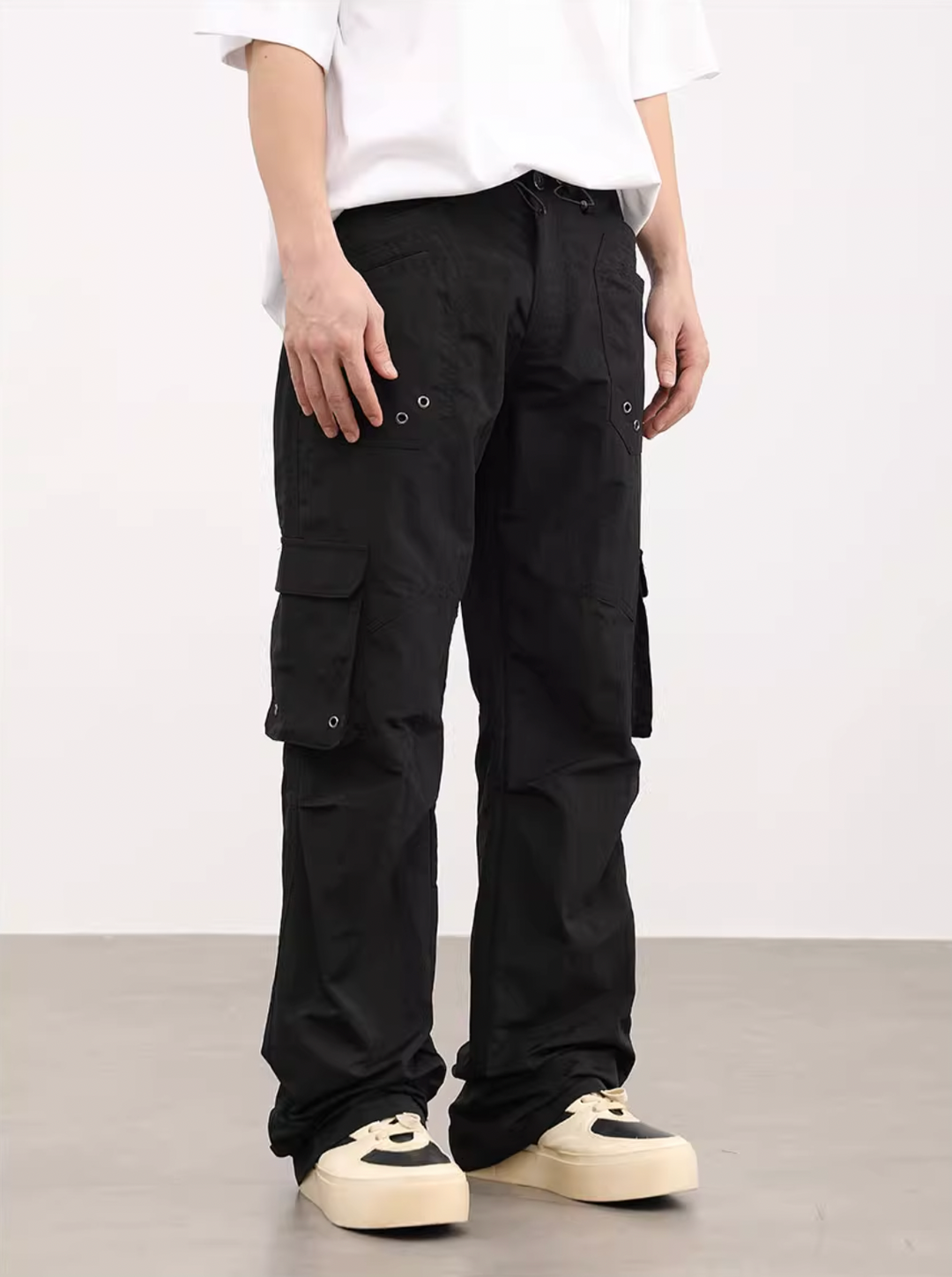 F3F Select 3D Multi Pocket Pleated Splicing Work Pants