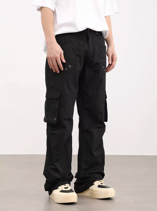 F3F Select 3D Multi Pocket Pleated Splicing Work Pants