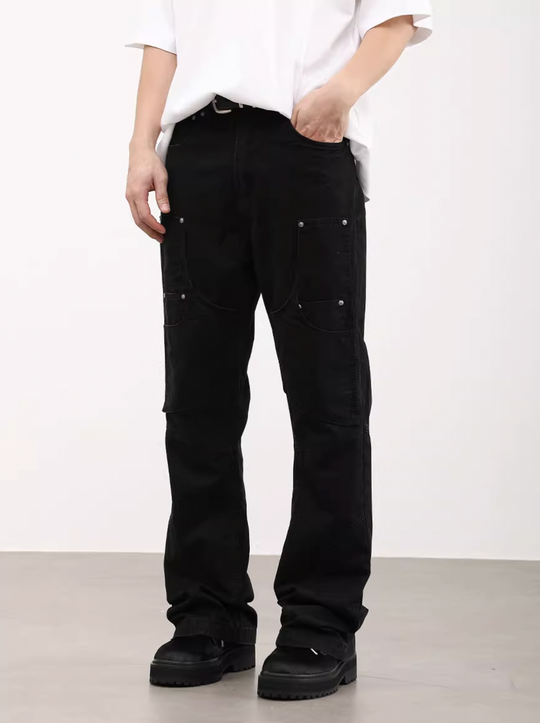 F3F Select Washed Micro Work Denim Pants