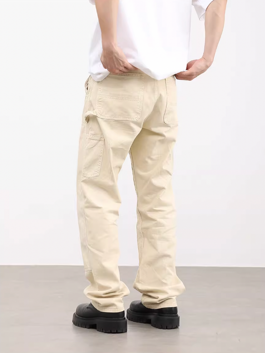 F3F Select Wash Patch Straight Denim Pants