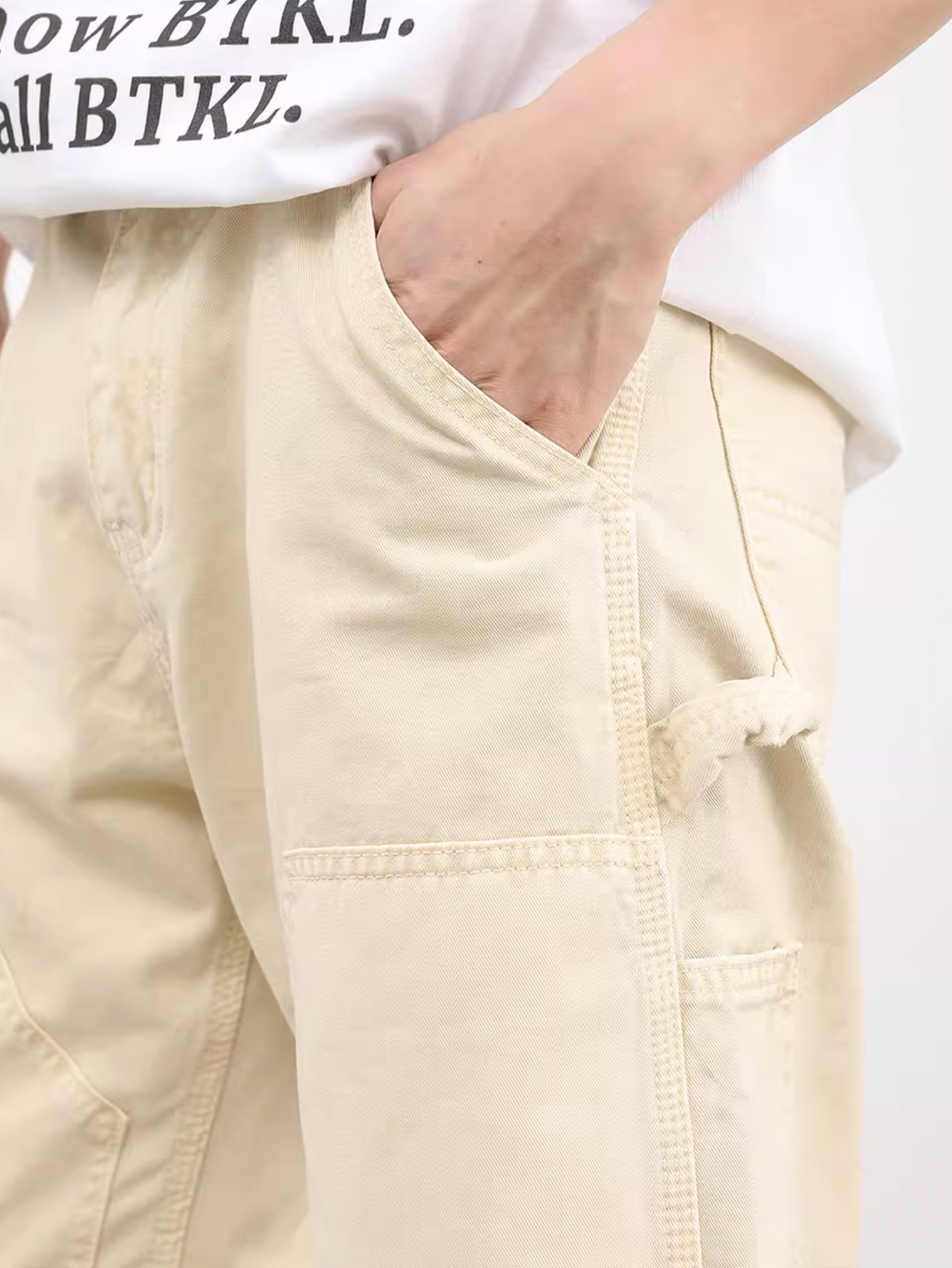 F3F Select Wash Patch Straight Denim Pants