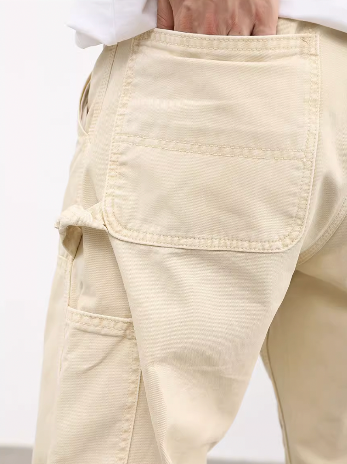 F3F Select Wash Patch Straight Denim Pants