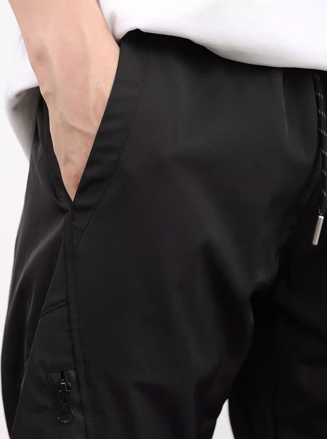 F3F Select Zipper Pleated Functional Pants