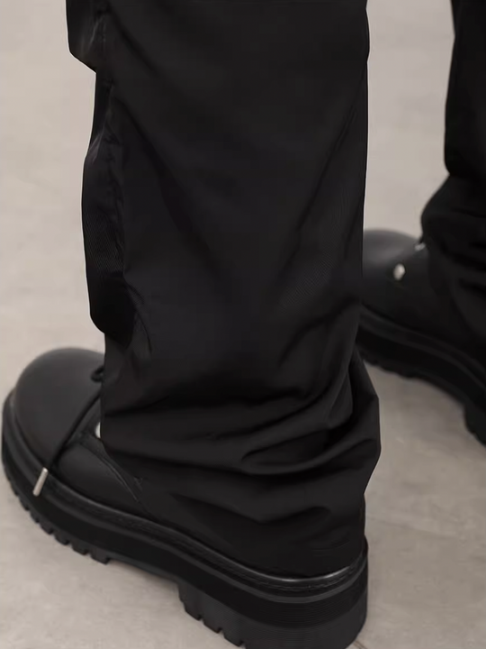 F3F Select Zipper Pleated Functional Pants