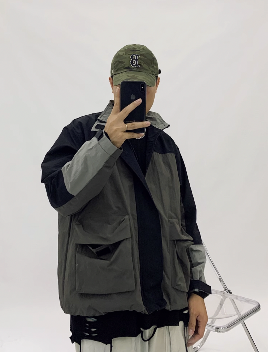 F3F Select Functional Wind Stand Up Mountaineering Jacket