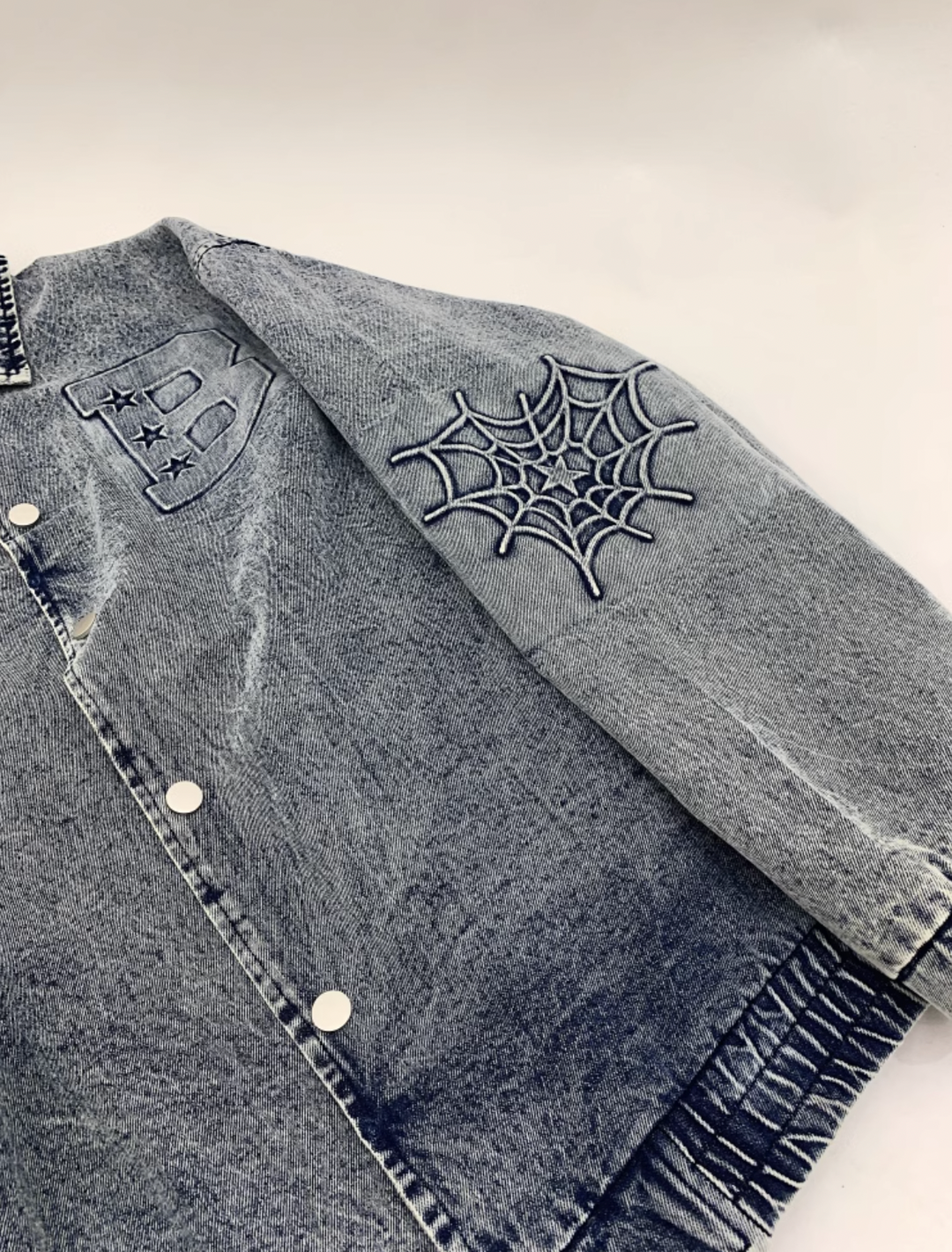 F3F Select Washed Spider Denim Jacket