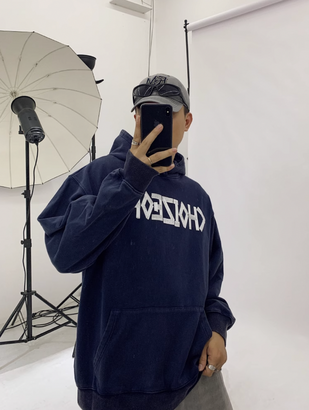 F3F Select Washed & Old Print Hoodie