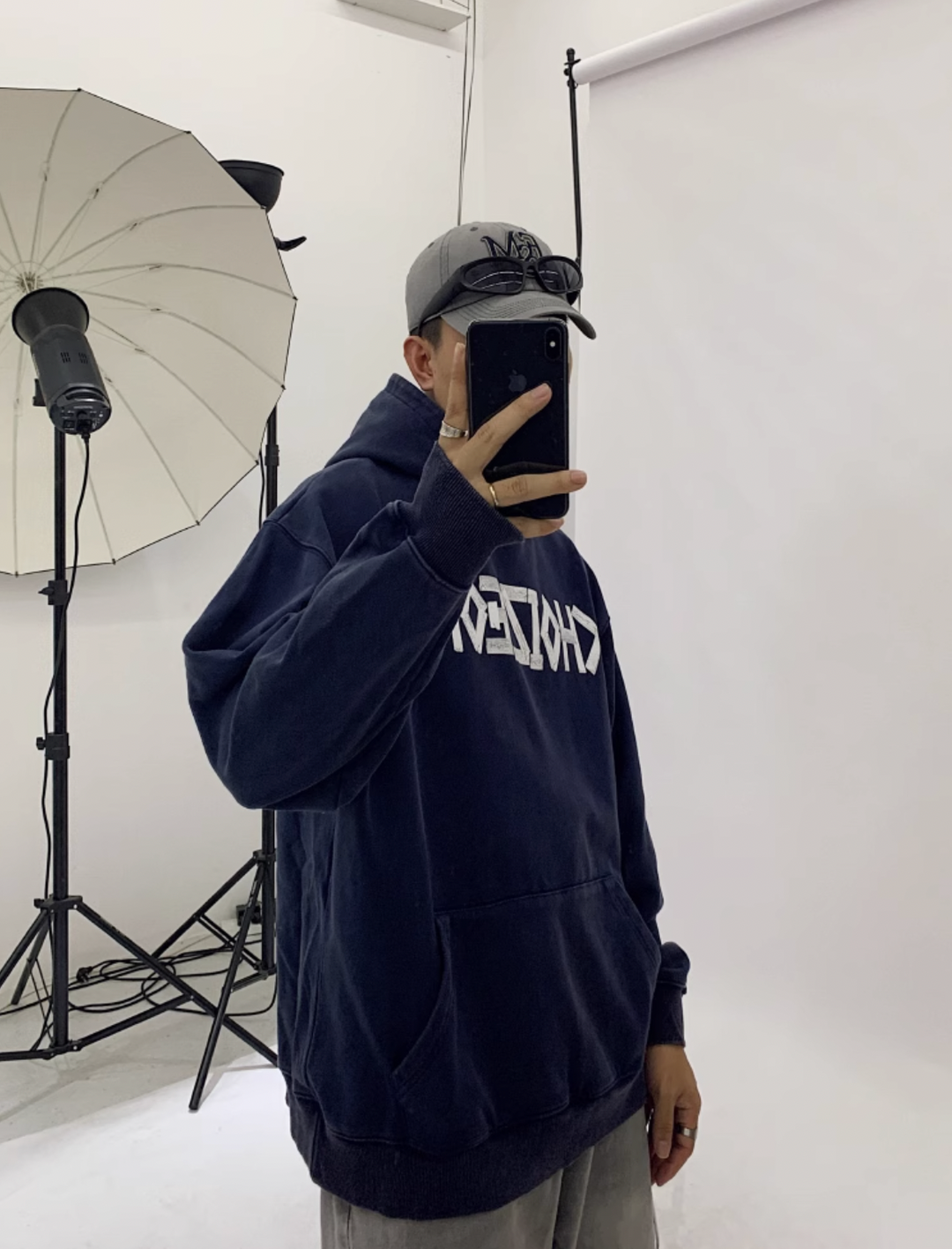 F3F Select Washed & Old Print Hoodie