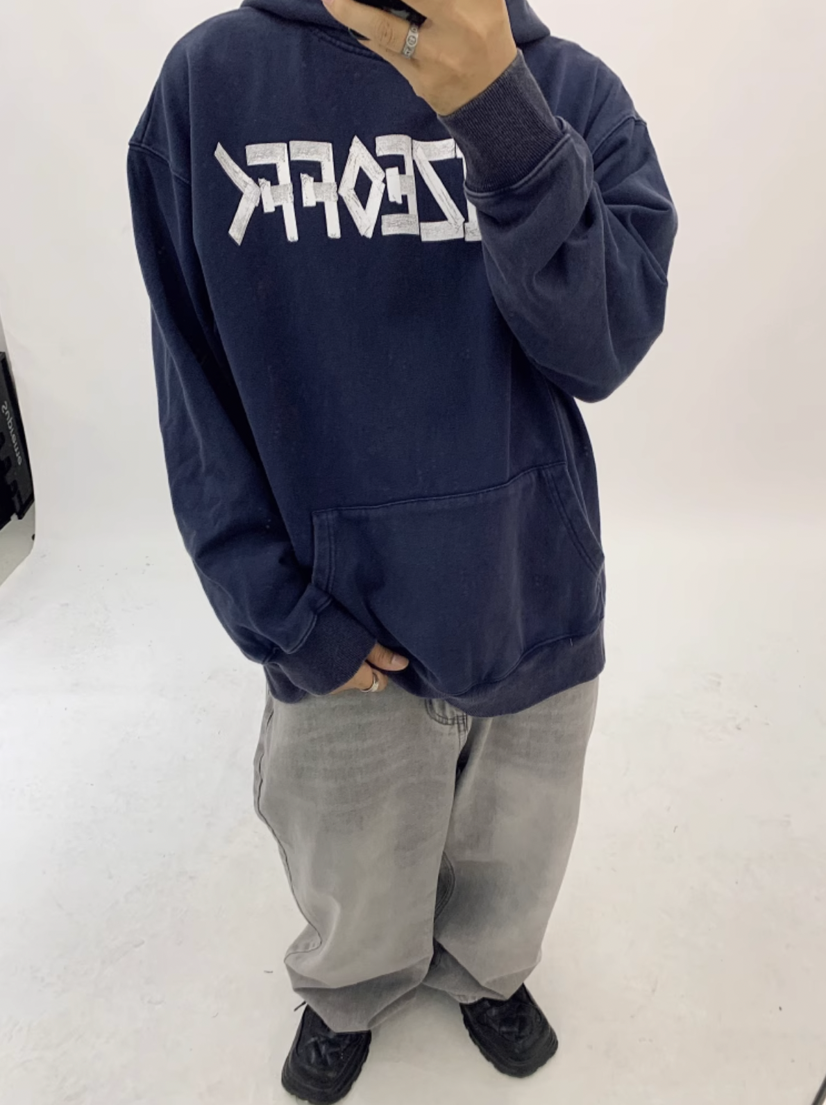 F3F Select Washed & Old Print Hoodie