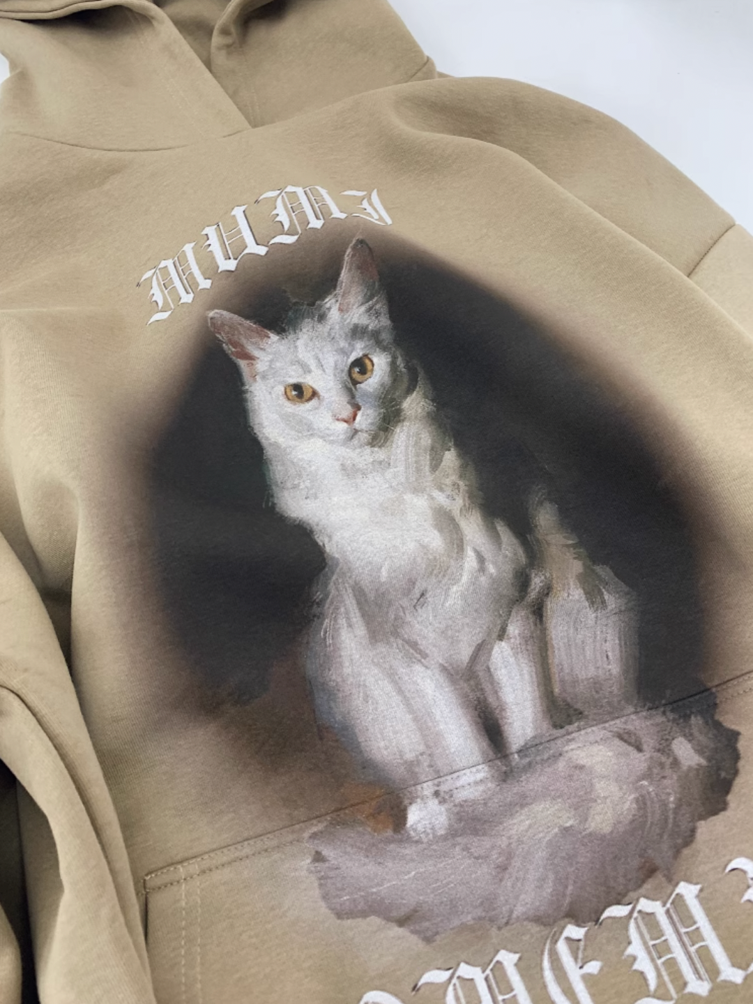 F3F Select Cat Print Hoodie