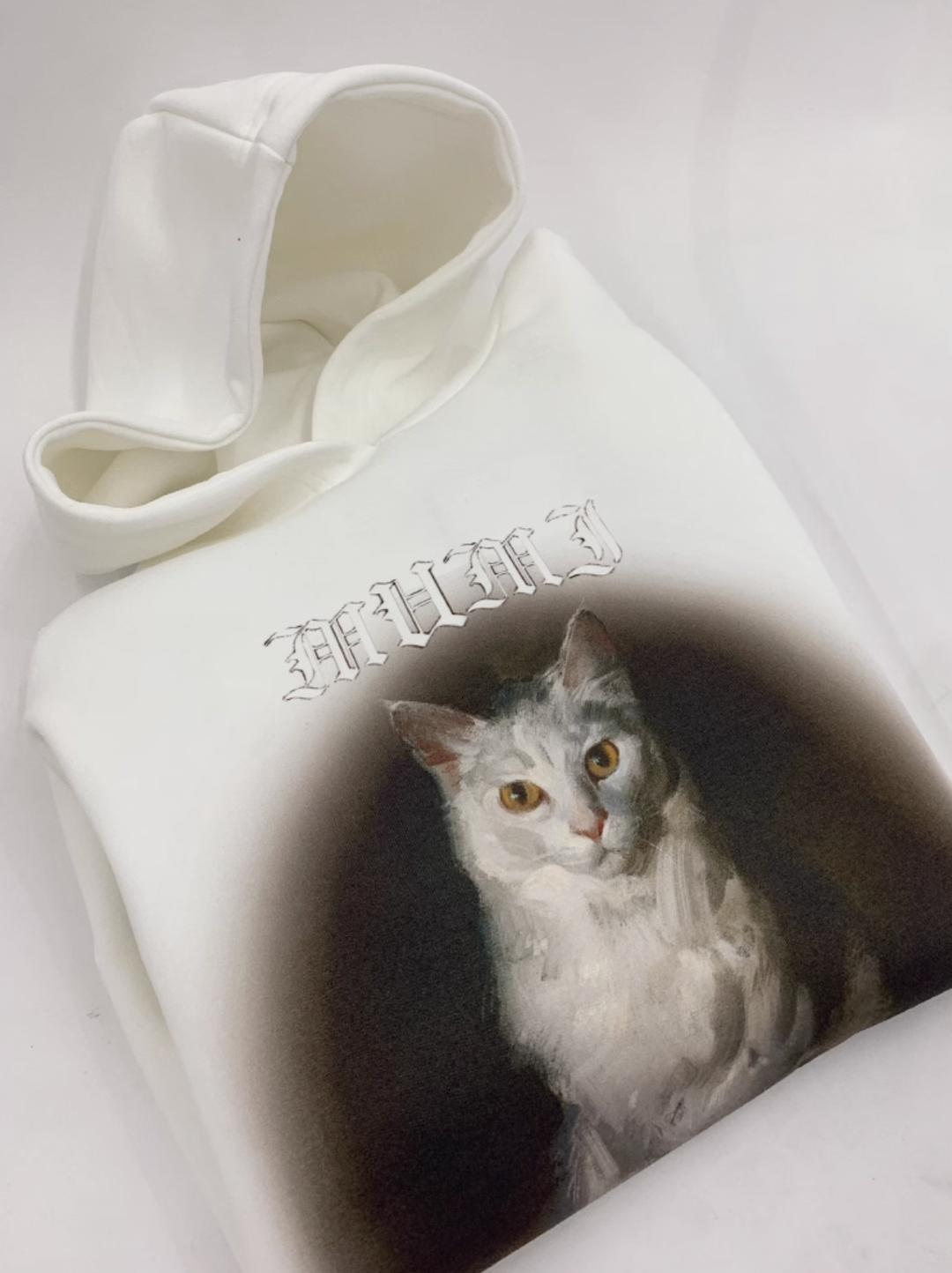 F3F Select Cat Print Hoodie