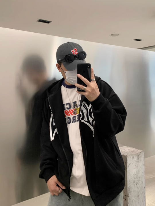 F3F Select Embroidery Zip Up Hoodie