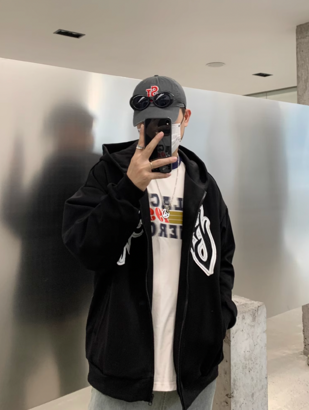 F3F Select Embroidery Zip Up Hoodie